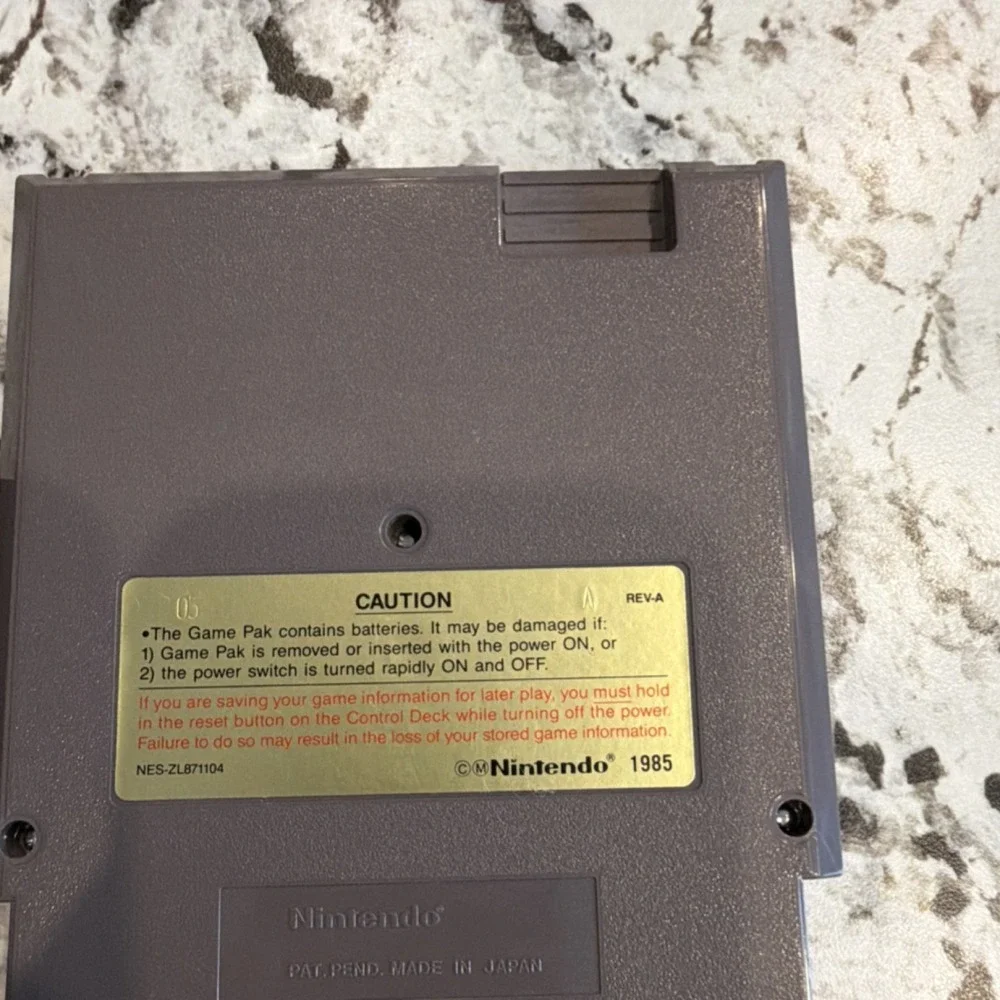 Nintendo Dragon Warrior NES Role Playing Battery Save NTSC-U/C 1989 tested works